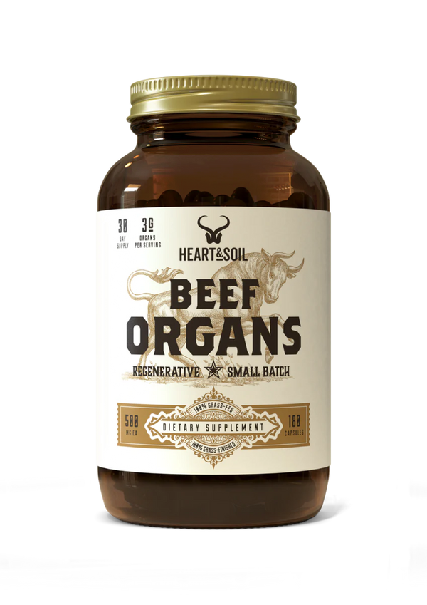 Beef Organ Supplements | Health + Vitality | Heart & Soil