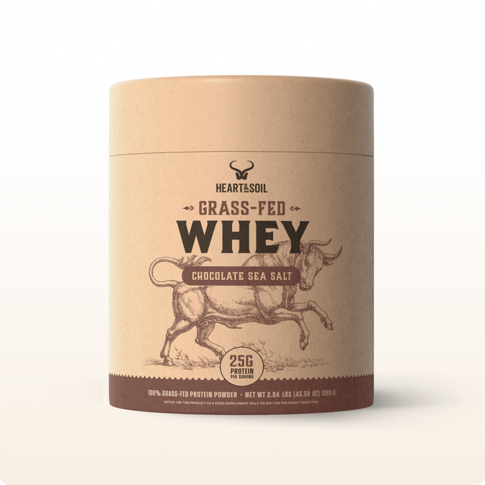 Grass-Fed Whey Protein (Chocolate Sea Salt)