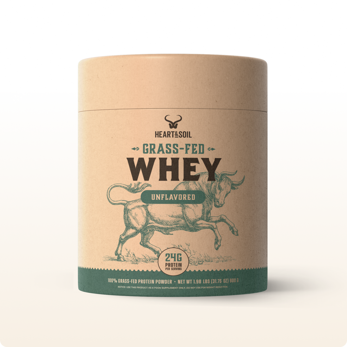 Grass-Fed Whey Protein (Unflavored)