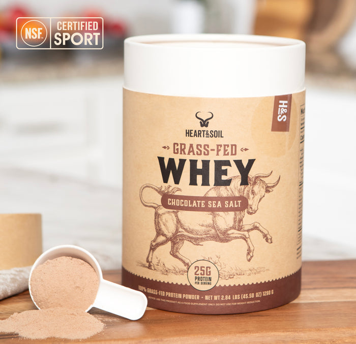 Grass-Fed Whey Chocolate Sea Salt