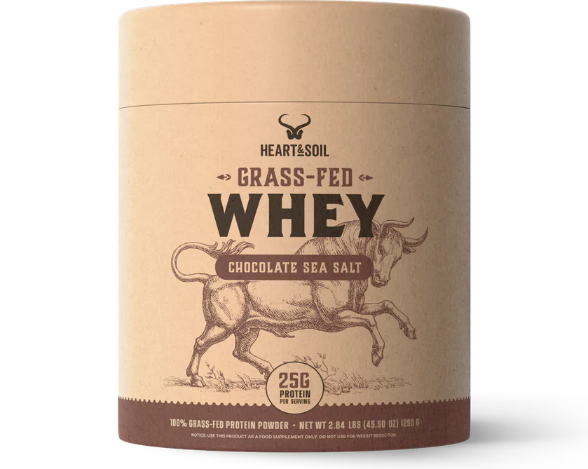 Grass-Fed Whey Protein (Chocolate Sea Salt)